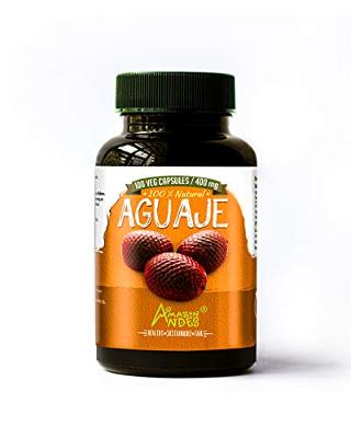 Amazon Andes - Aguaje Capsules - 100 Pills - Buriti - 100 % Natural - Non GMO -