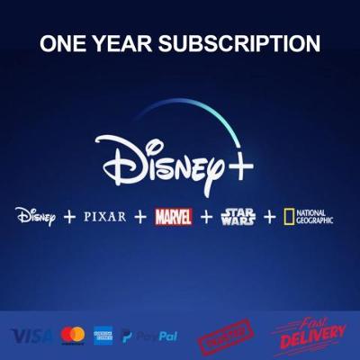 Disney + Plus 1 Year (12 months) Genuine CODE MUST BE ADDED END SEPT 2022