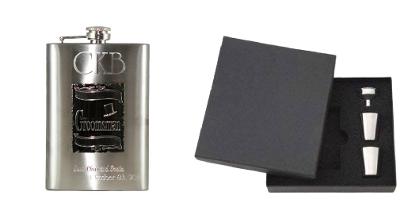 Personalized Best Man Wedding Flasks