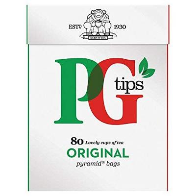 PG tips Black Tea, 80 Count Box 80pyramid tea bags(Pack of 3)