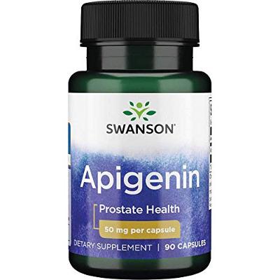 Swanson Apigenin Prostate Health Supplements Nerve Health 50 mg 90 Capsules