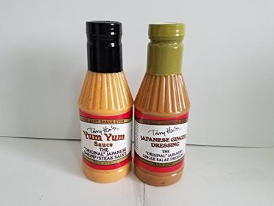 Terry Ho's Yum Yum Sauce Original and Japanese Ginger Dressing Combo - Sweet an