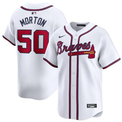 Charlie Morton 50 Atlanta Braves Home Limited Player Men Jersey - White
