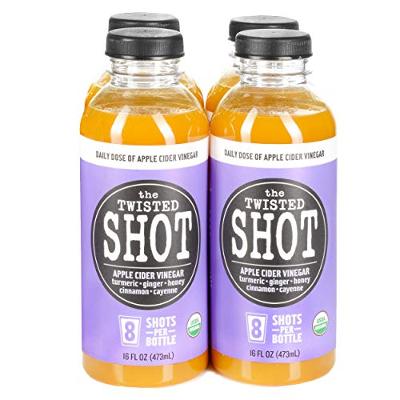 The Twisted Shot | Organic Apple Cider Vinegar Shots with Turmeric, Ginger, Cinn