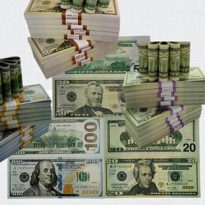 Prop Money 350 Pcs X $100+$50+$20 Double sided Fake bills Full print Play dollar