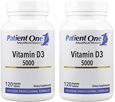 Patient One Vitamin D3 5000 - 120 Vegetarian Capsules
