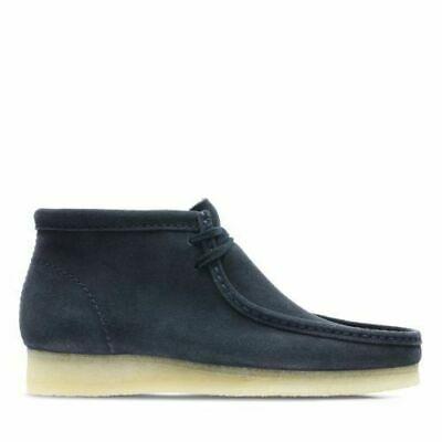 Clarks Originals Wallabee Boots Men's Blue Suede 26135225