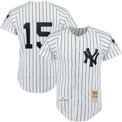 New York Yankees Thurman Munson White 1973 Throwback Jersey