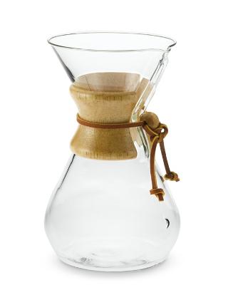Chemex 8-Cup Pour-Over Wood Collar Glass Coffee Maker