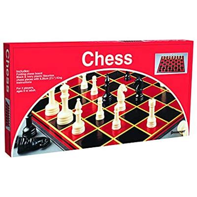 Pressman Chess  - with Folding Board and Full Size Chess Pieces