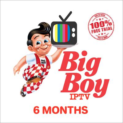 BIGBOY IPTV 6 MONTH SUBSCRIPTION LIVE TV SPORTS MOVIES NOW TV SHOWS NETFLIX