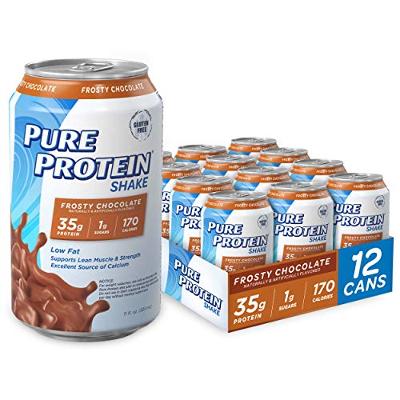Pure Protein Frosty Chocolate Protein Shake, 35g Complete Protein, Ready to Drin