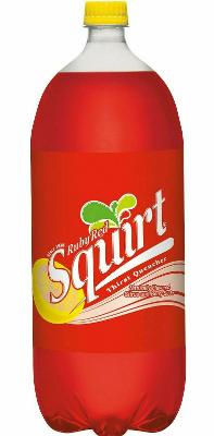 Squirt Ruby Red Naturally Flavored Citrus and Berry Soda, 2 L