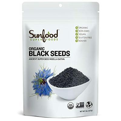 Sunfood Superfoods Black Seeds Organic Cumin. Medicinal Properties- Immunity, An