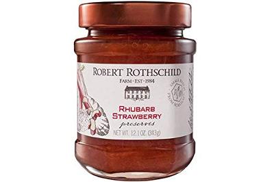 Robert Rothschild Farm Rhubarb Strawberry Preserves 1 Jar- 12.1 oz. net wt.