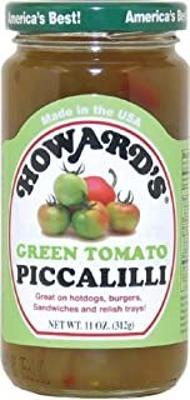 5 Pack - Howard's Piccalilli Green Tomato - 11 Ounces Per Jar