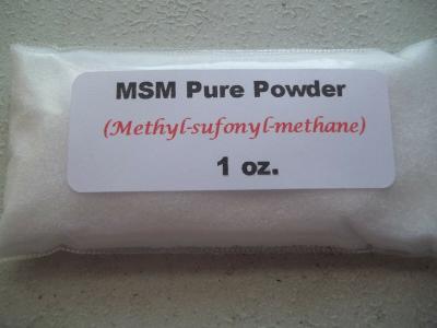 1 oz. (28 grams) MSM Powder (Methyl-sufonyl-methae)