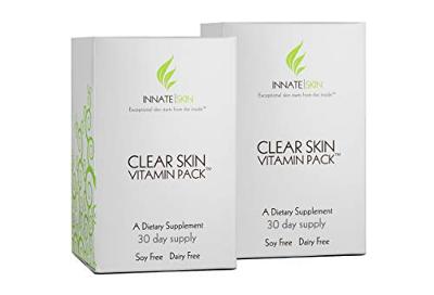 Clear Skin Vitamin Pack Acne Supplement by Innate Skin - Acne Vitamins - Soy Fre