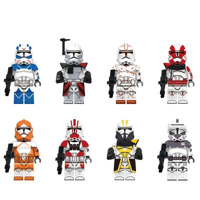 8pcs Star Wars Desert Clone Troopers Minifigures