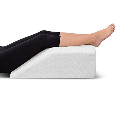 Leg Elevation Memory Foam Pillow with Removeable, Washable Cover - Elevated Pill