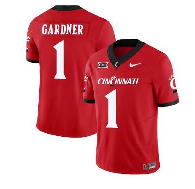 Sauce Gardner Jersey #1 Bearcats Vapor Limited College Football All Stitched Red
