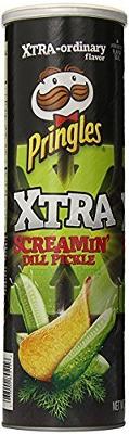 Pringles Extreme Screaming Dill Pickle Chips 5.5 Ounce 2 Pack