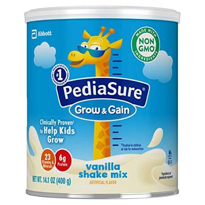 PediaSure Grow & Gain Non-GMO and Gluten-Free Shake Mix Powder, Nutritional Shak