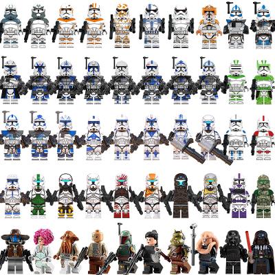 50pcs Star Wars 501st Commandos & 104th Wolfpack Minifigures
