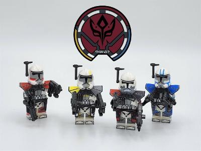 4pcs Star Wars Rancor Battalion ARC Colt, Blitz & Havoc Minifigure