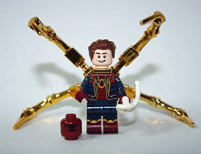 Toys USA Iron Spider Spider-Man Chrome Marvel Minifigure