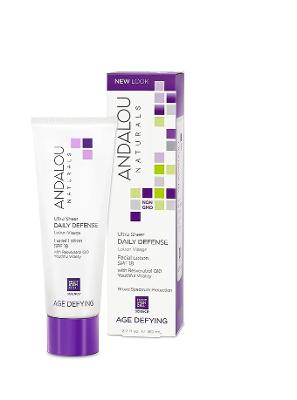 Andalou Naturals Ultra Sheer Daily Defense Facial Lotion, SPF 18, 2.7 oz, 