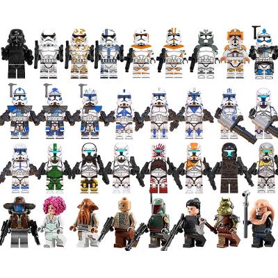 33pcs Star Wars 501st & 212th Clone Commandos with Cad Bane Minifigures