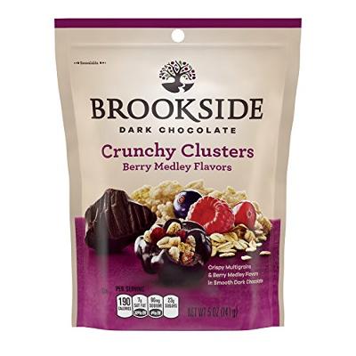 BROOKSIDE Dark Chocolate Clusters, 5oz, Berry Medley