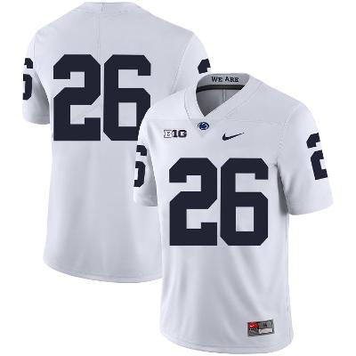 Penn State Nittany Lions Saquon Barkley White Limited Jerseys