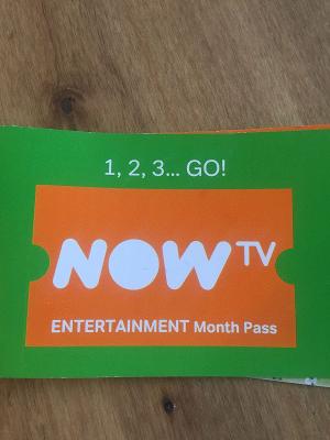 Now Tv 1 Month Entertainment pass nowtv (rrp £8.99)