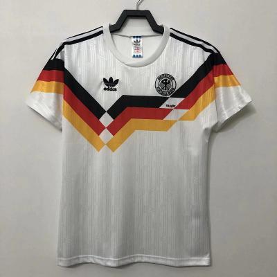 Germany 1990 Home Retro Jersey  Men White