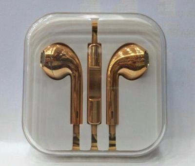 Gold plated EarPods for iPhone 