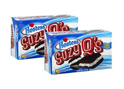 Hostess Suzy Q's- 2 Boxes of 8 Cakes