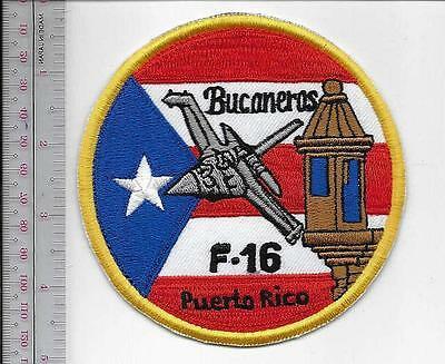 US Air Force USAF Puerto Rico Air National Guard Flying F-16 Bucaneros Muiz Air