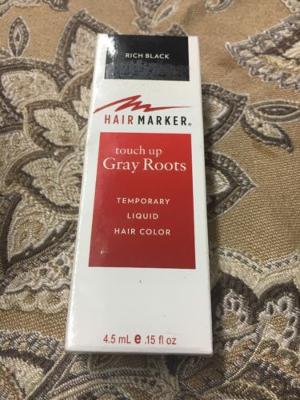 hair marker touch up gray roots temporary liquid hair color .15 fl oz