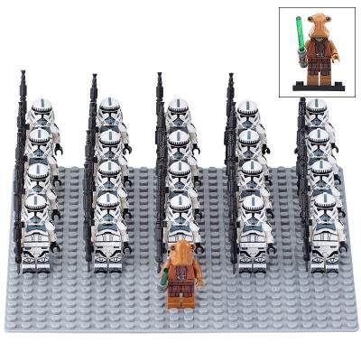 21PCS Star Wars Ithorian Jedi Kaminoan Security Guards Minifigure