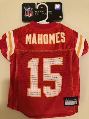 PATRICK MAHOMES #15 Kansas City Chiefs 2020 NFLPA Dog Jersey Red, Sizes XS-XL
