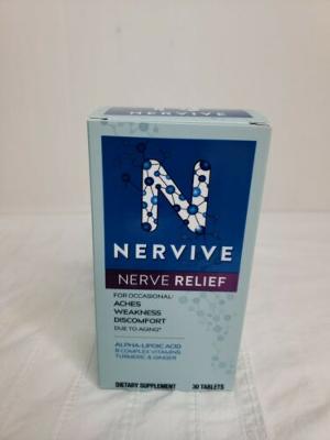 Nervive Nerve Relief For Aches, Weakness & Discomfort BRAND NEW FREE SHIPPING 