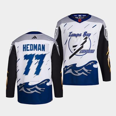 Tampa Bay Lightning Victor Hedman 2022 Reverse Retro White Jersey