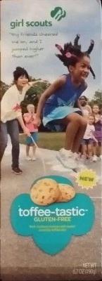 Girl Scout Toffee-Tastic Gluten Free Cookies 4 Boxes