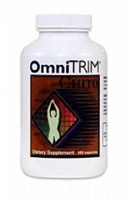OmniTRIM Chito Dietary Supplement, 180 Capsules - Chitosan (Shellfish) 500 milli