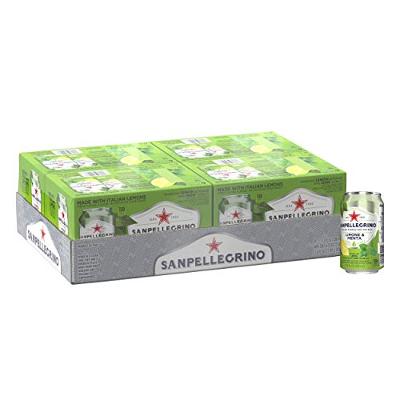 Sanpellegrino Italian Sparkling Drink, Lemon & Mint, 11.15 Fluid Ounce (24 Count