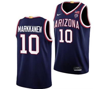 Lauri Markkanen Jersey Arizona Wildcats College Basketball Limited Green #10