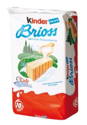 Kinder Brioss 60 X 28 Grams, Total 1680 Grams Original From Italy