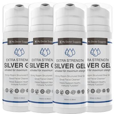 Extra Strength Silver Gel - 35ppm Silver Gel Activated for Maximum Strength 4 Pa